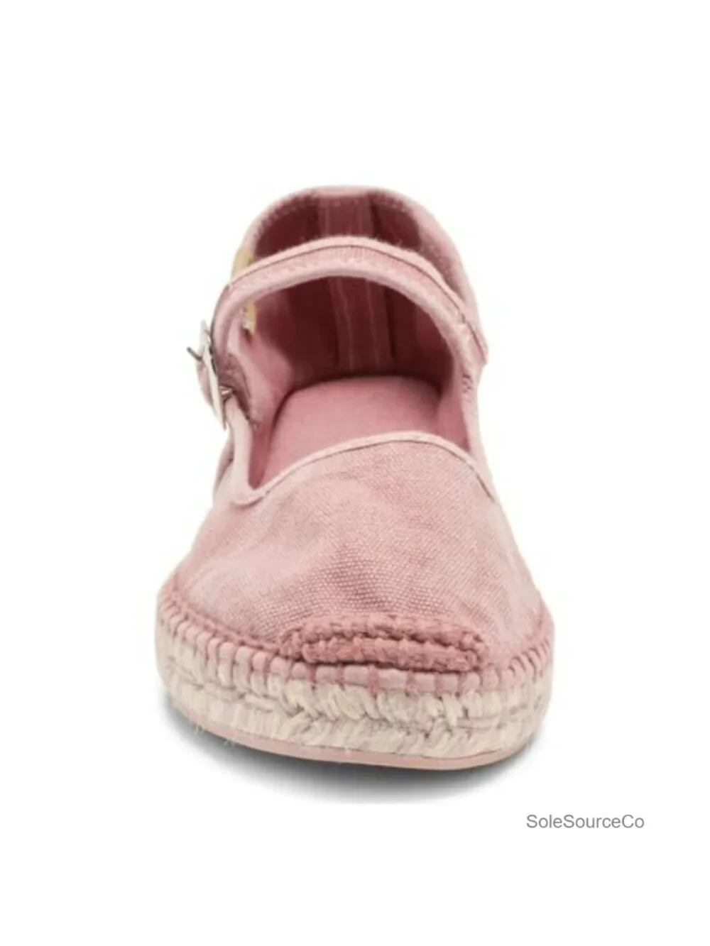 Women's Platform Espadrille Mary Jane Flats - Adjustable Buckle, Rubber Sole